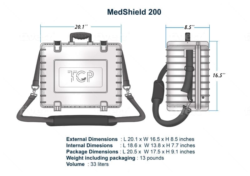 MedShield-300 Large Medical Case